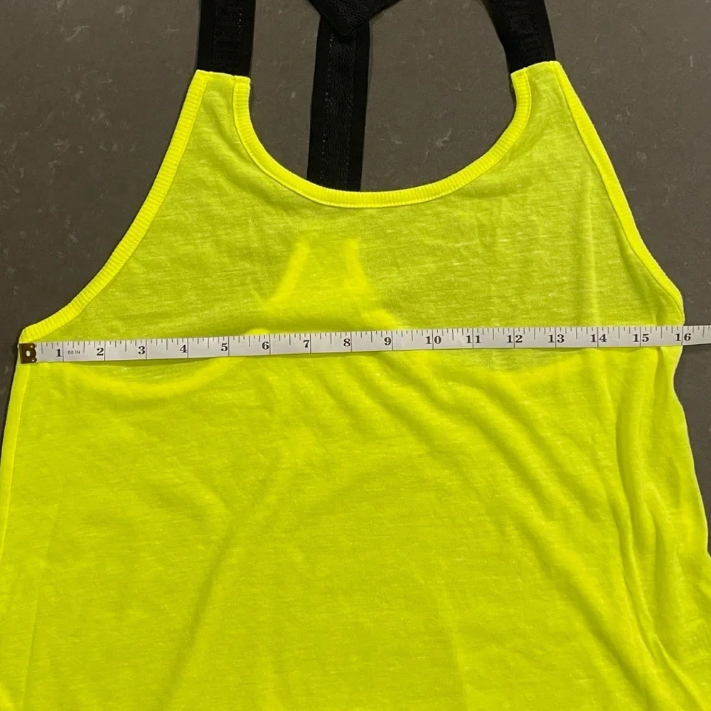 Victoria’s Secret Sport Neon Yellow Workout Shirt Top Small